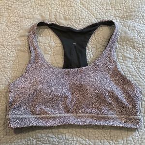 Lululemon, mesh detail, size 8 sports bra